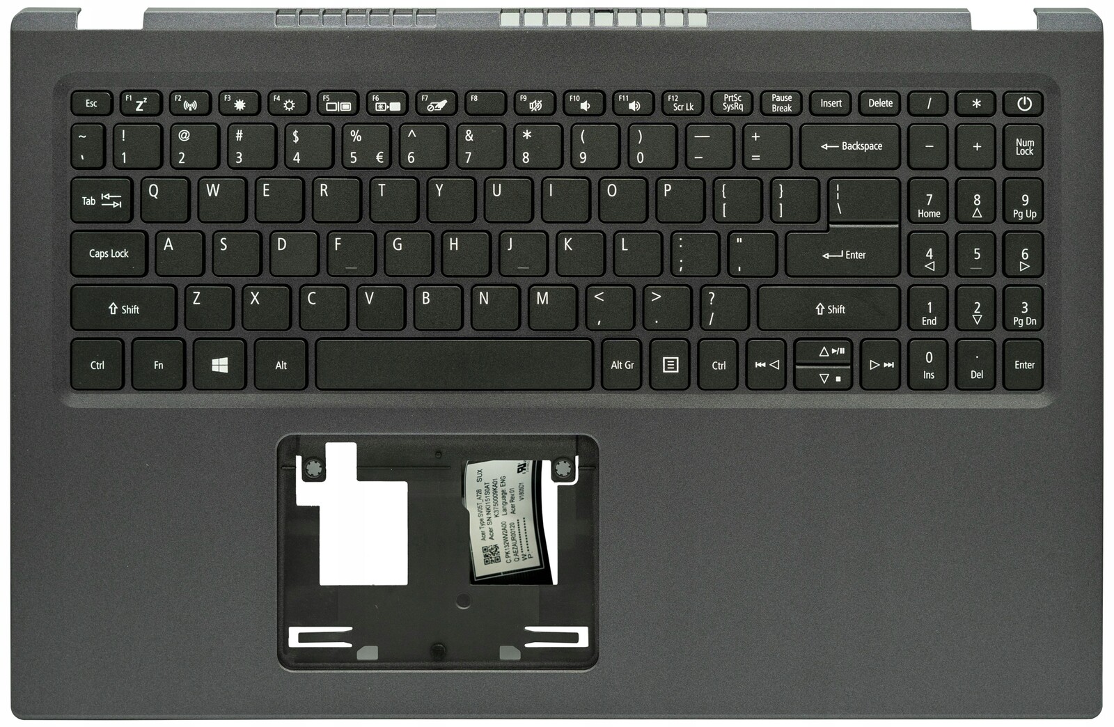 Palmarest Pouzdro Horní Klávesnice acer Aspire 5 A515-56 A515-56G
