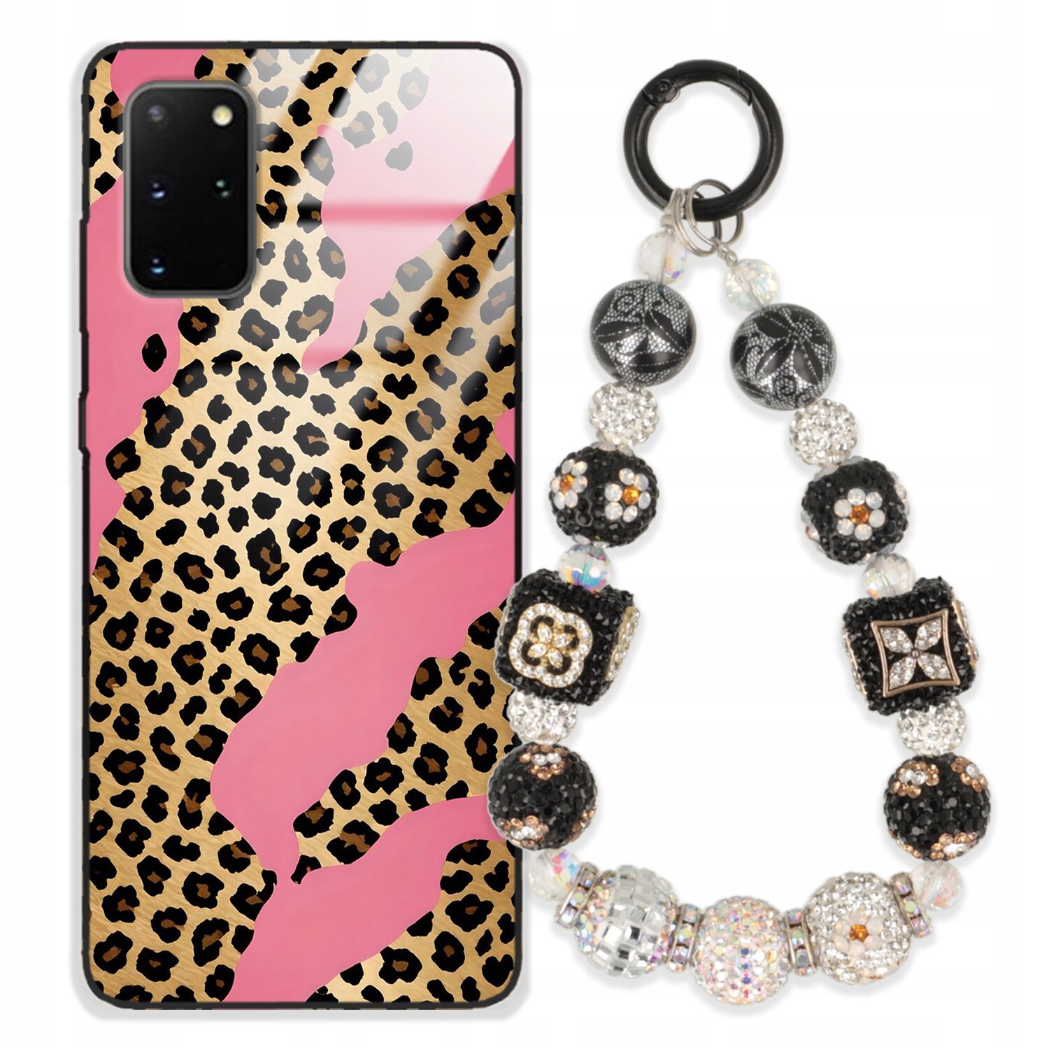 Pouzdro Pro Samsung S20 Plus Glass Přívěsek Na Klíče Elegantní |kryt Premium Vzory