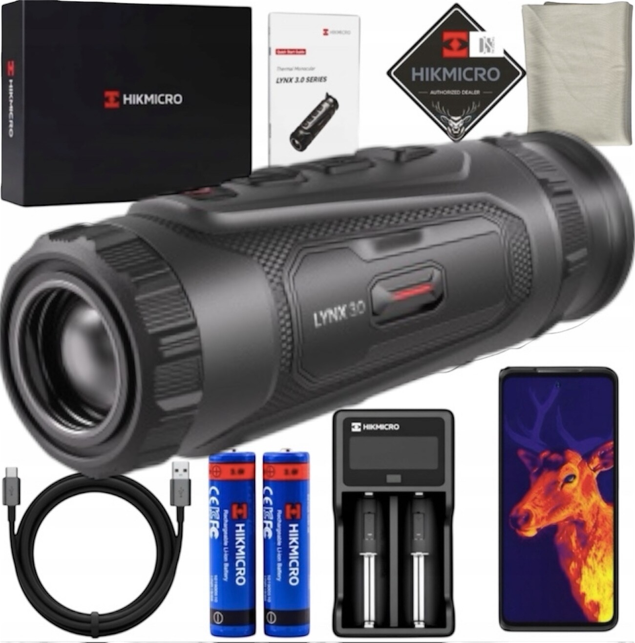 Termovizní kamera termovizní monokulár Hikmicro Lynx 3.0 LH25