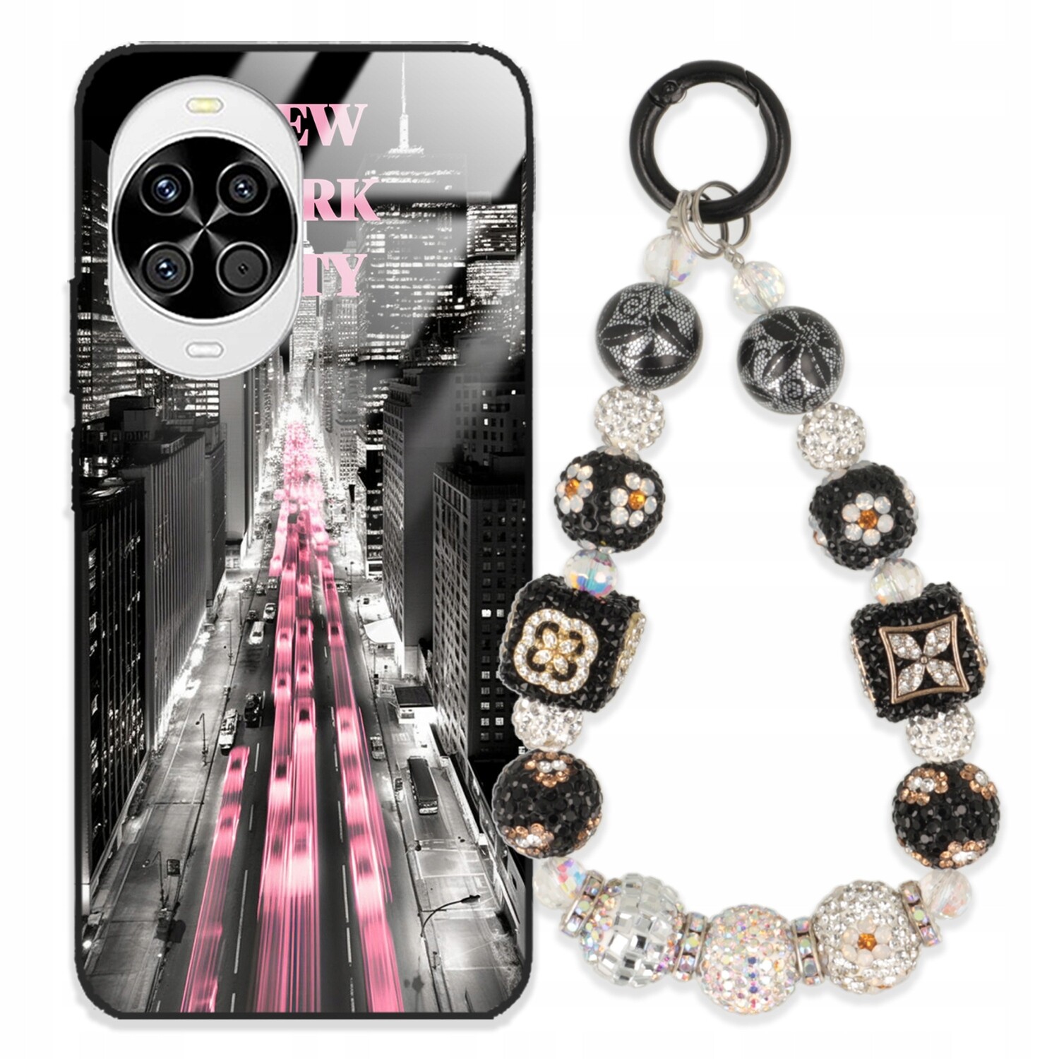 Pouzdro Pro Huawei Nova 14 5G Glass Přívěsek Na Klíče Elegantní Kryt Premium Wz