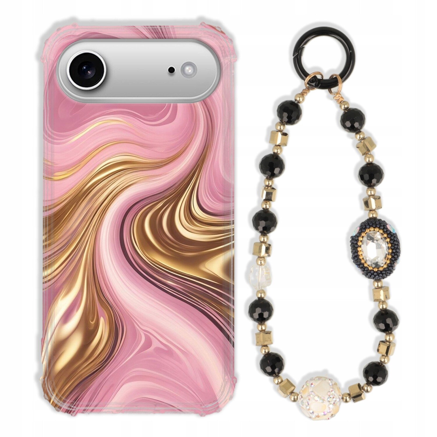 Pouzdro Pro Iphone 17 Air Case Antishock Zirkony Černozlaté|odolné|pevné