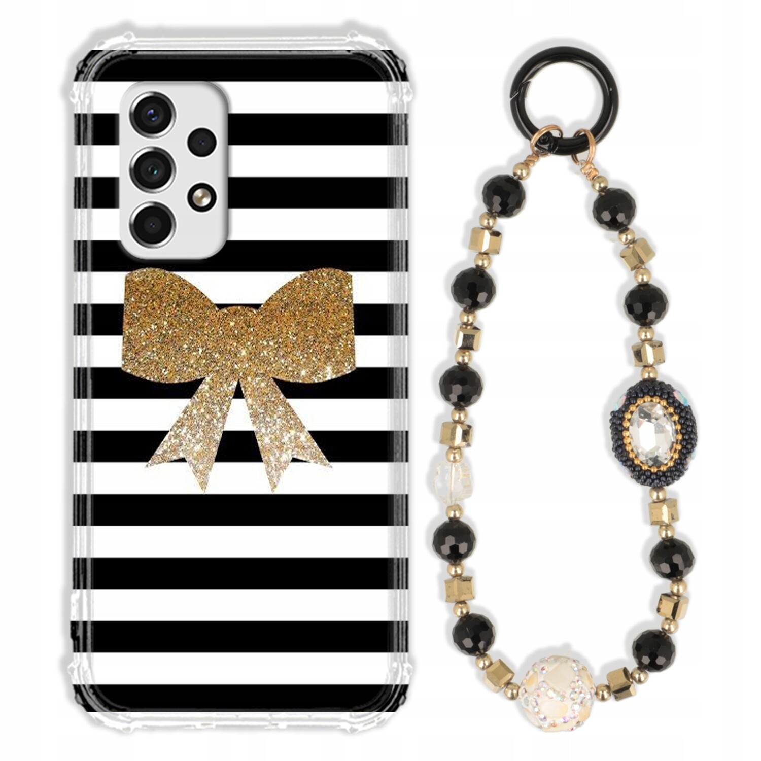 Pouzdro Pro Samsung A53 5G Antishock Zirkony Černozlaté Odolné| Silné