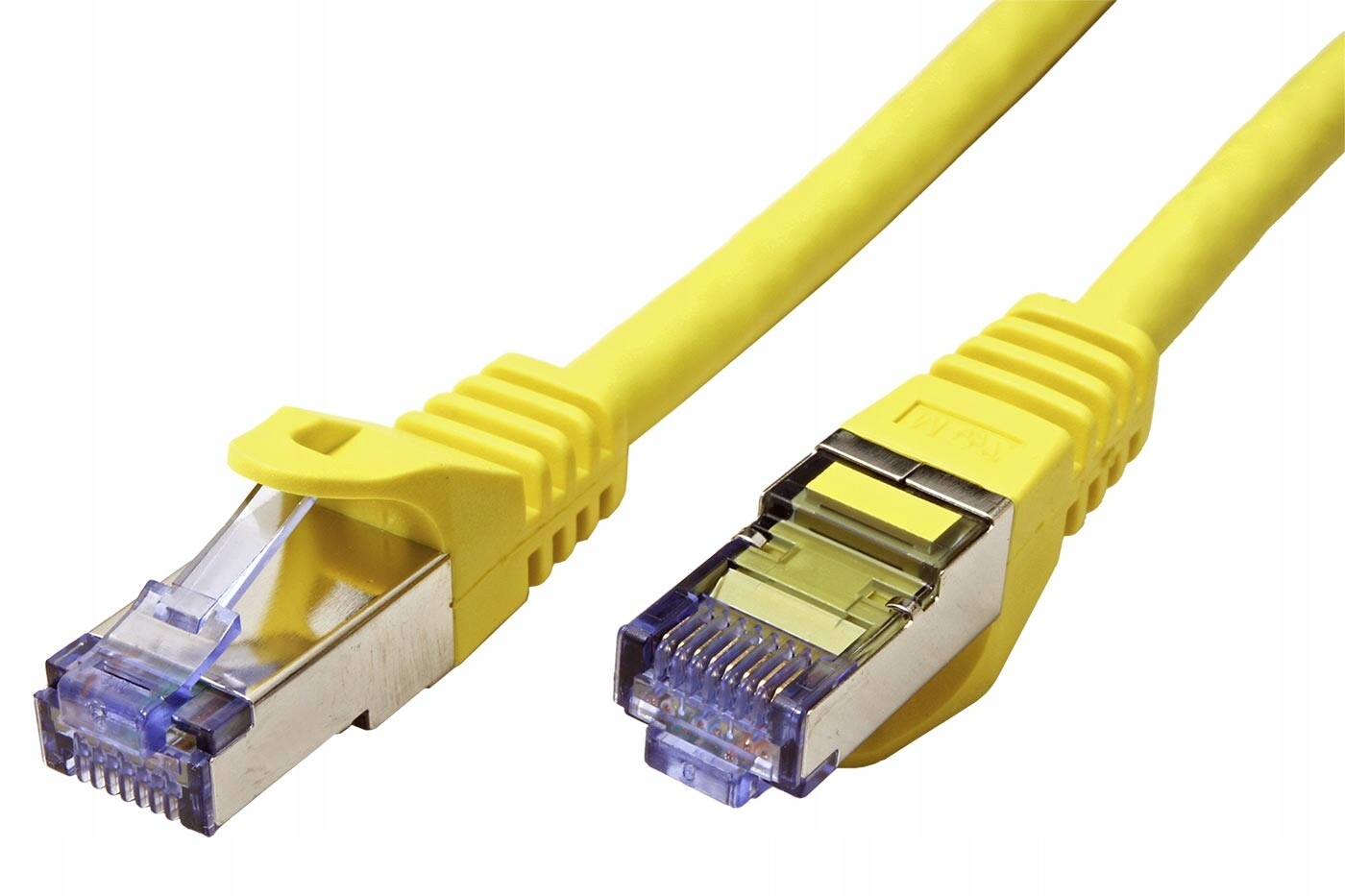 Roline S/ftp patchkabel kat. 6a, Component Level, 20m, Lsoh, žlutý