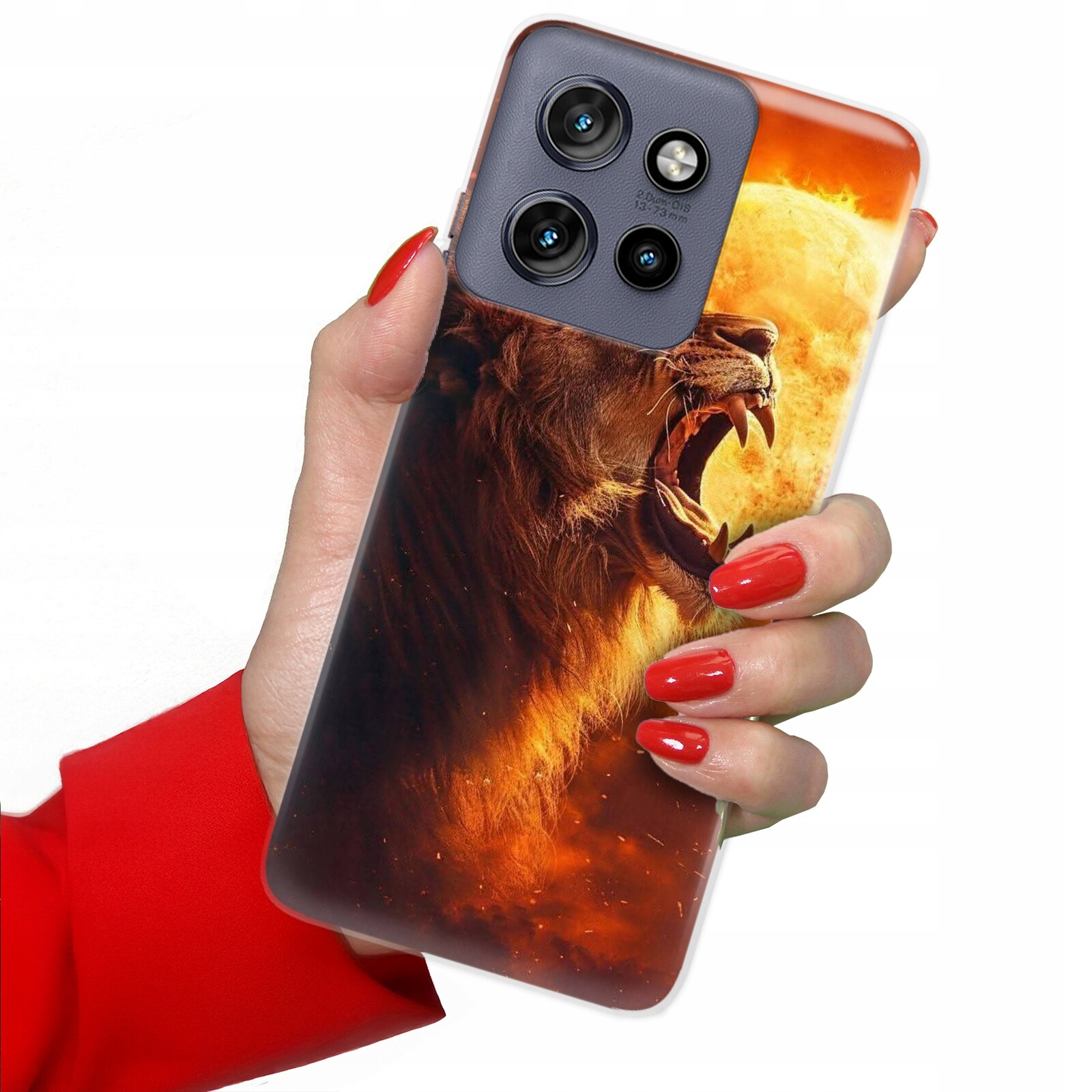 Pouzdro pro Motorola Edge 50 Neo Odolné Pouzdro Ochrana Tygrů Trvalé Vzory