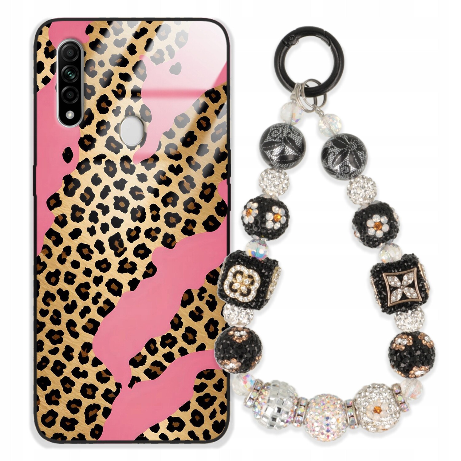 Pouzdro Pro Oppo A31 2020 Glass Přívěsek Na Klíče Elegantní Kryt Premium Vzory