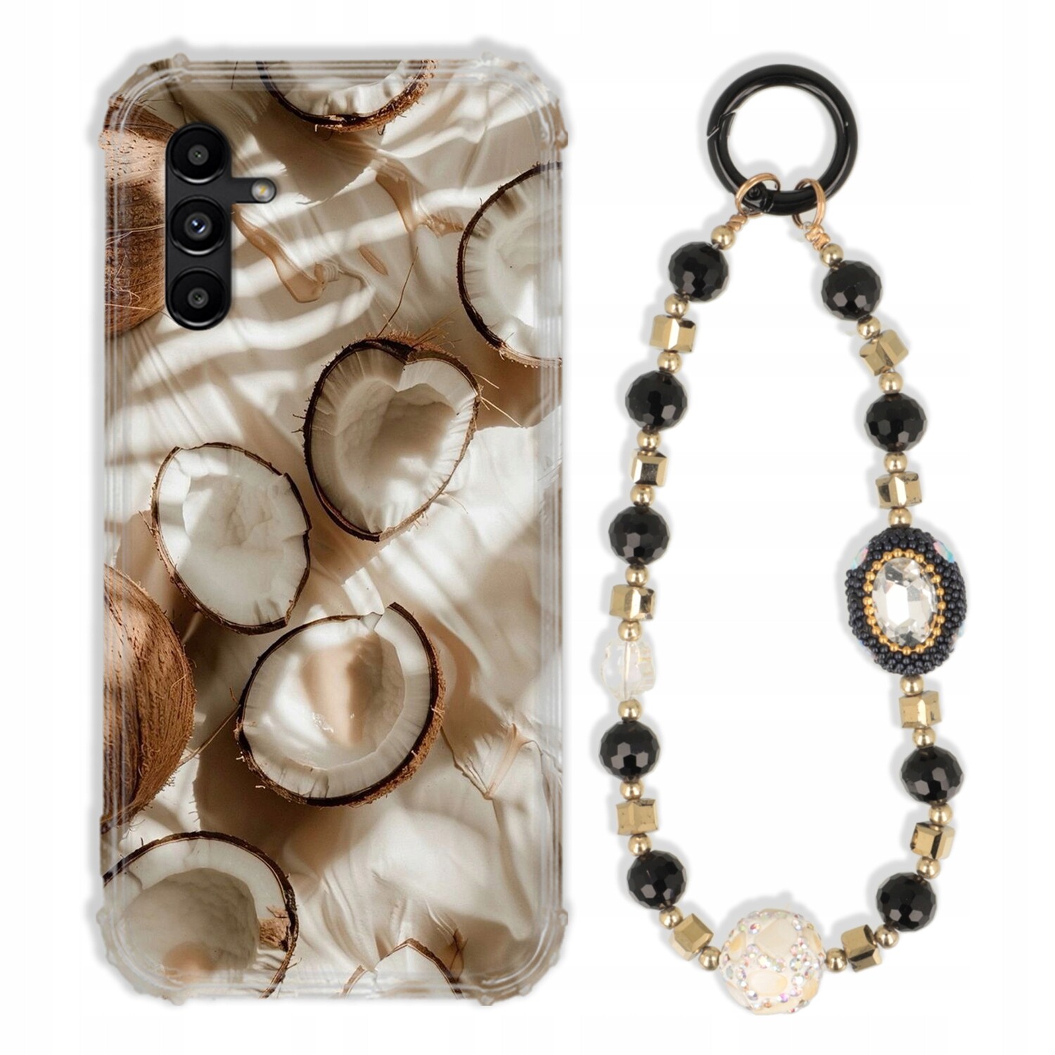 Pouzdro Pro Samsung A04S Pouzdro Antishock Zirkony Černozlaté|odolné|silné