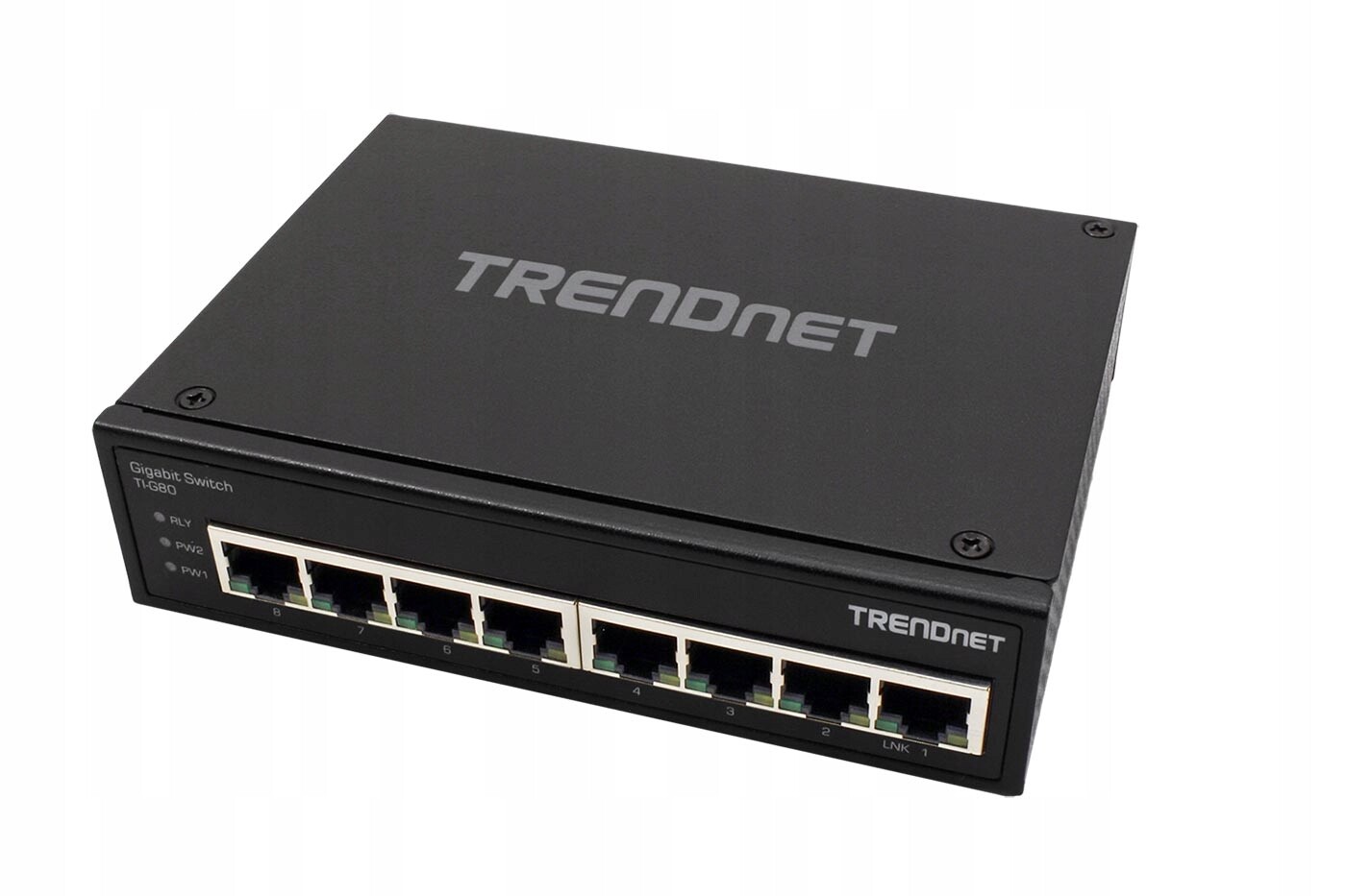 Trendnet Průmyslový Ethernet přepínač 1Gb, 8 portů, na Din lištu (TI-G80)