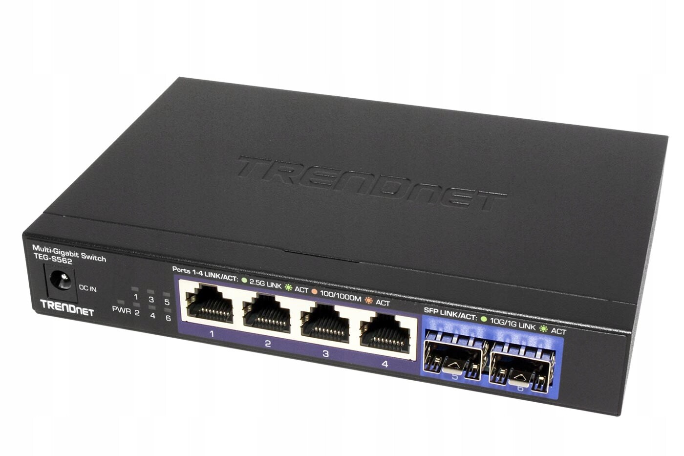 Trendnet Ethernet přepínač 4x 2,5Gb 2x 10Gb Sfp+ (TEG-S562)