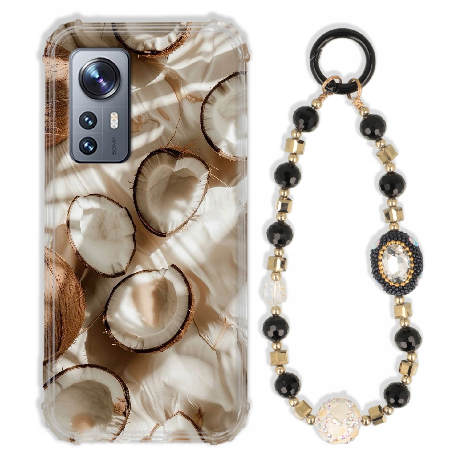 Pouzdro Pro Xiaomi 12 5G Case Antishock Zirkony Černozlaté|odolné|pevné