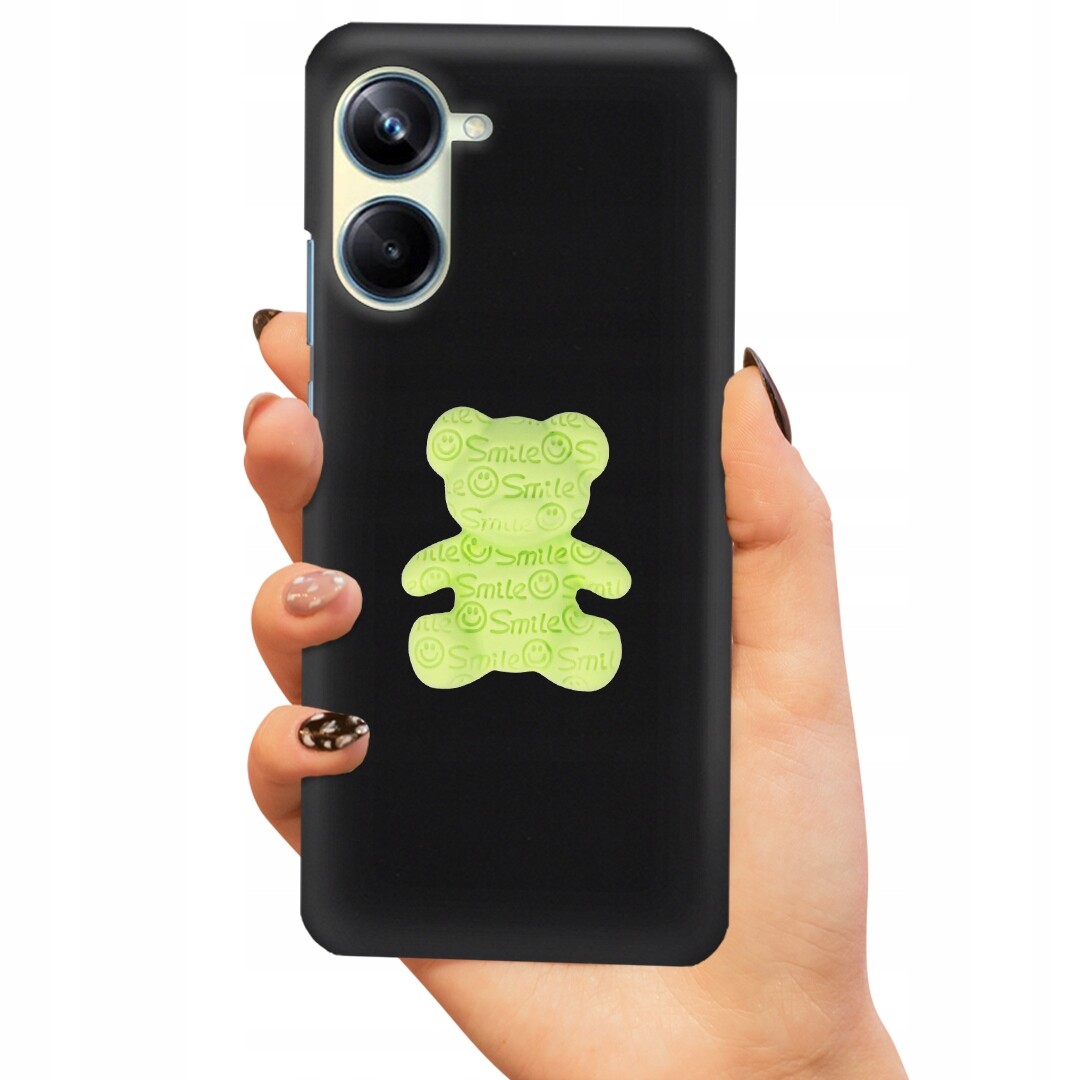 Pouzdro Black Pro Realme 10 Pro 5G Zelený Medvídek