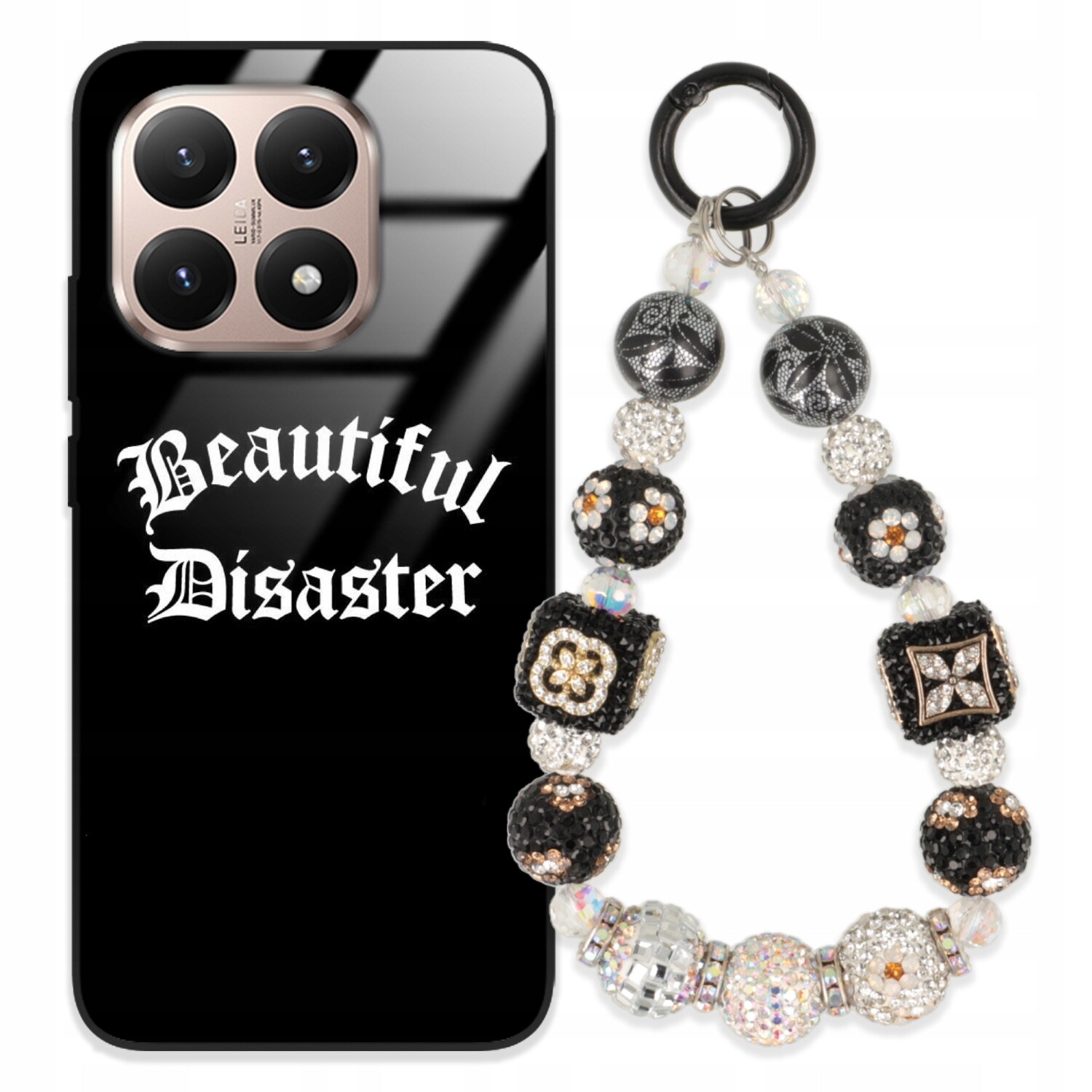 Pouzdro Pro Xiaomi 15T Case Glass| Přívěsek Na Klíče Elegantní Kryt Premium Vzory