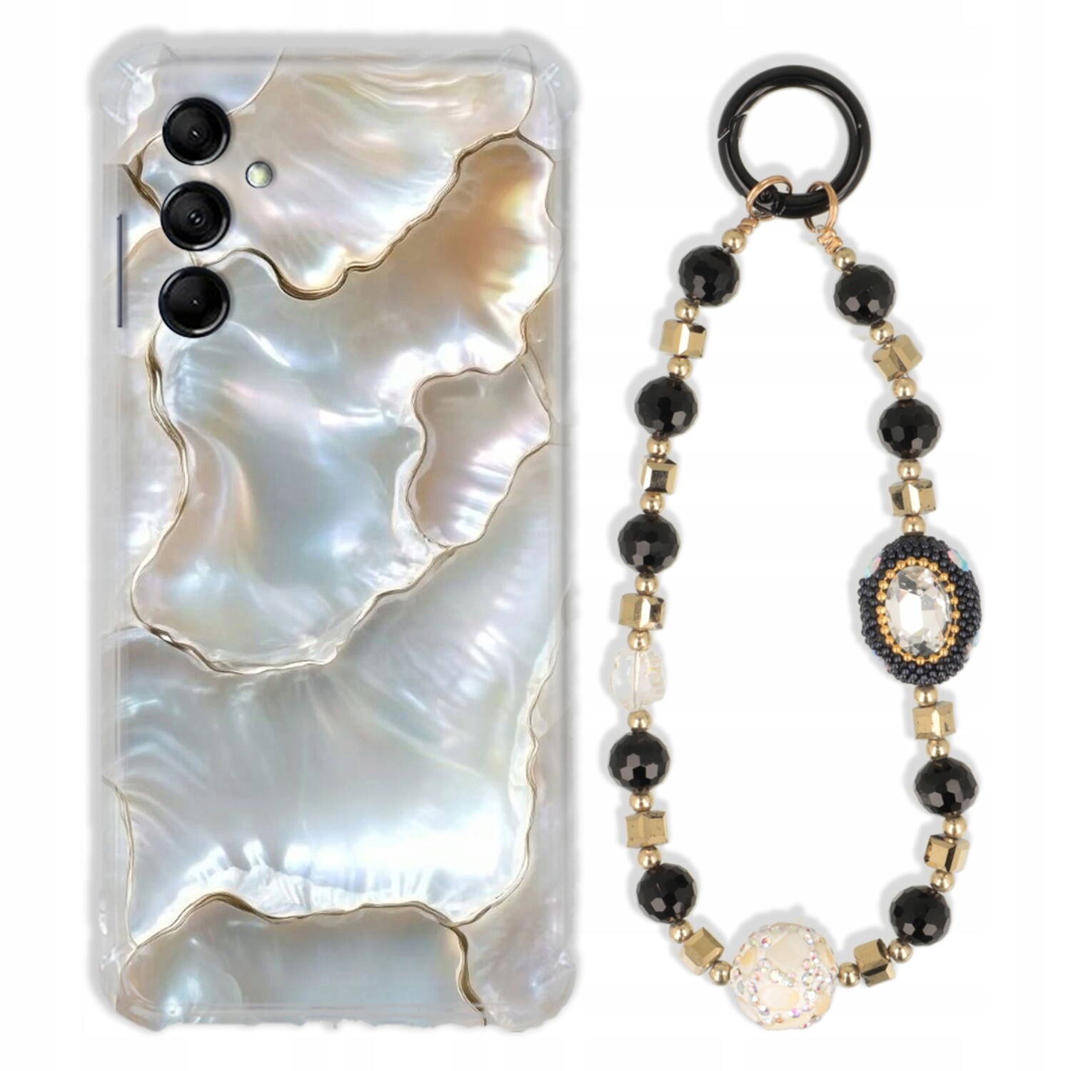 Pouzdro Pro Samsung M15 5G Antishock Zirkony Černo Zlaté Odolné| Silné