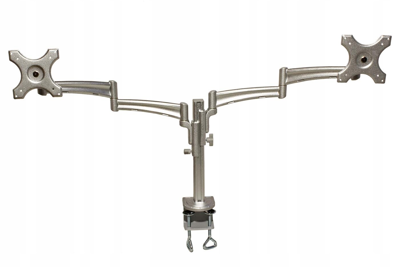 Value Držák na 2x LCD, 4 klouby, montáž na stůl, 2x 5kg