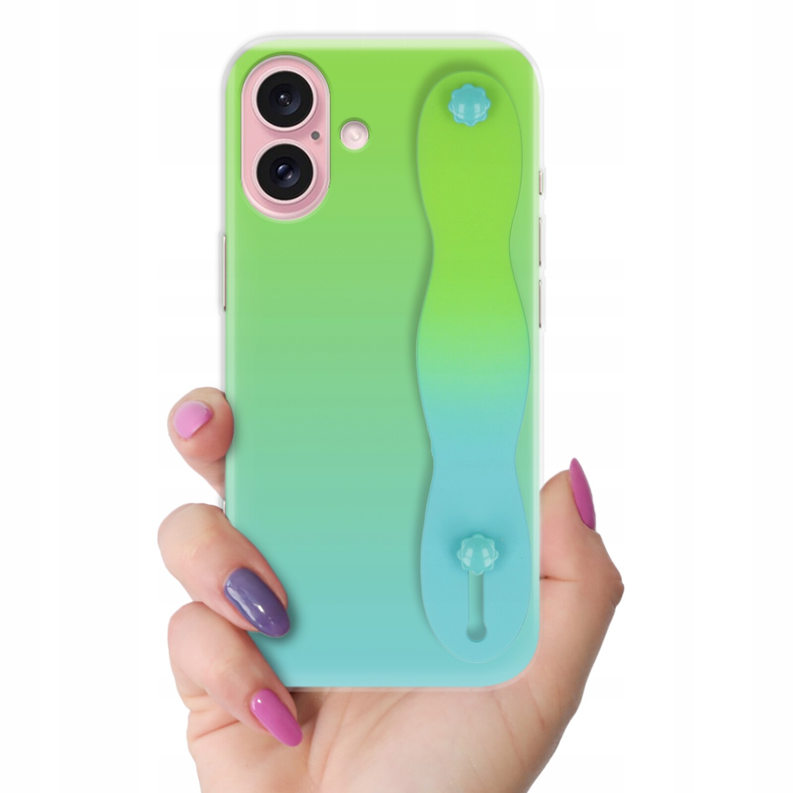 Pouzdro Pro Iphone 16 |Zelenomodrá|Ochranné, Odolné, Stylové Držák