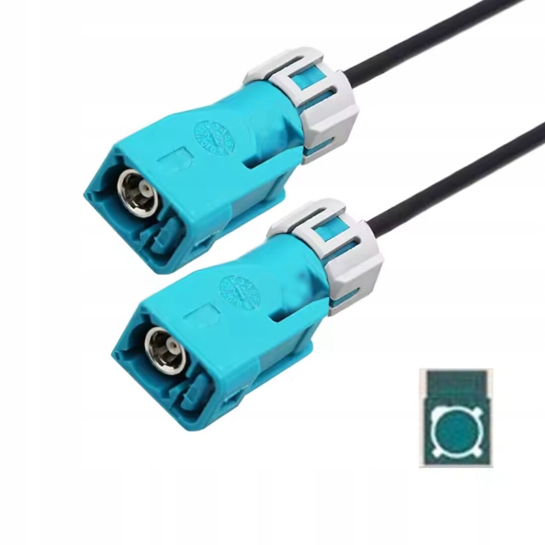 Kabel Fakra S zásuvkou Waterproof RG174 2 m