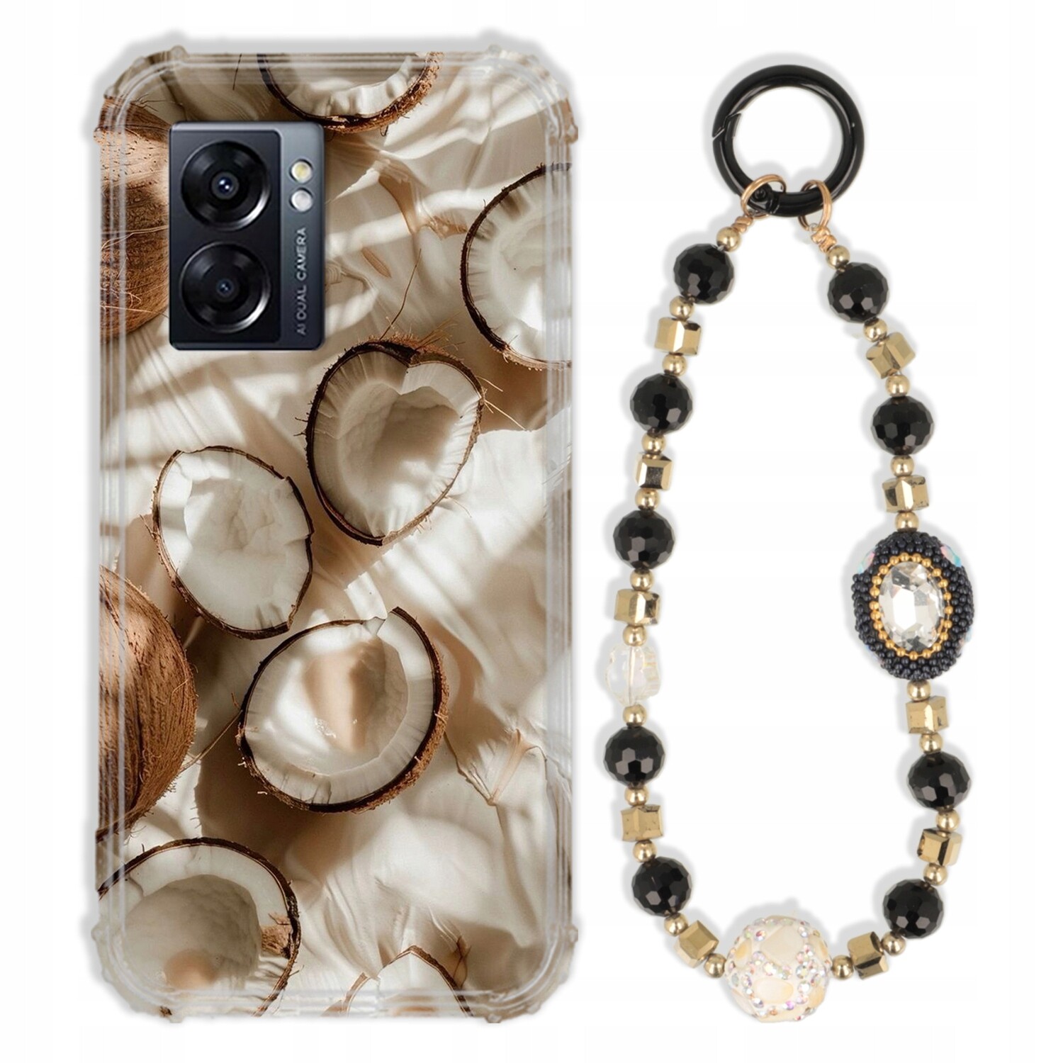 Pouzdro Pro Oppo A57 5G Case Antishock Zirkony Černozlaté|odolné|pevné