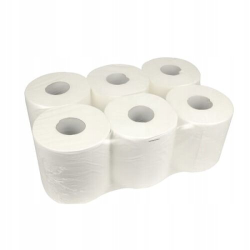 Maxi papírové ručníky 10 m celulóza dvouvrstvé, 6 rolí v balení