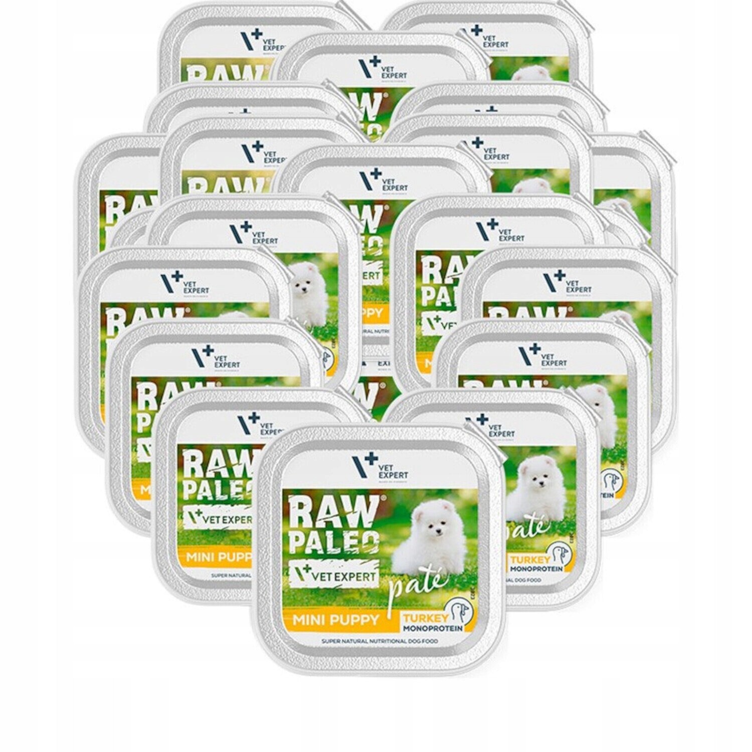 Raw Paleo Pate Mini Puppy Turkey 24x150g Paštika pro štěňata krůta