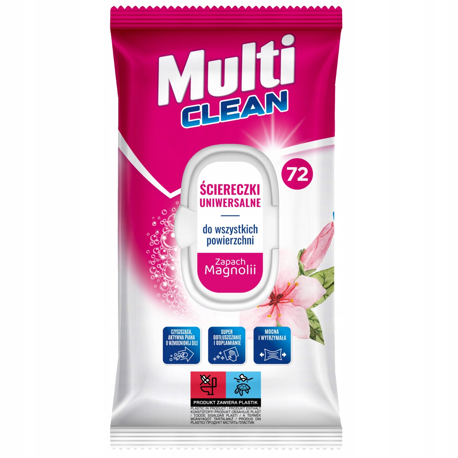 9X Multi Clean univerzální utěrky pro všechny povrchy 72ks