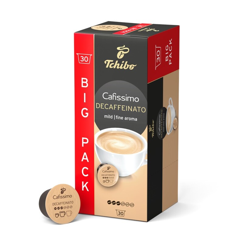 Kapsle do Cafissimo Tchibo Cafissimo Decaffeinato 30 ks