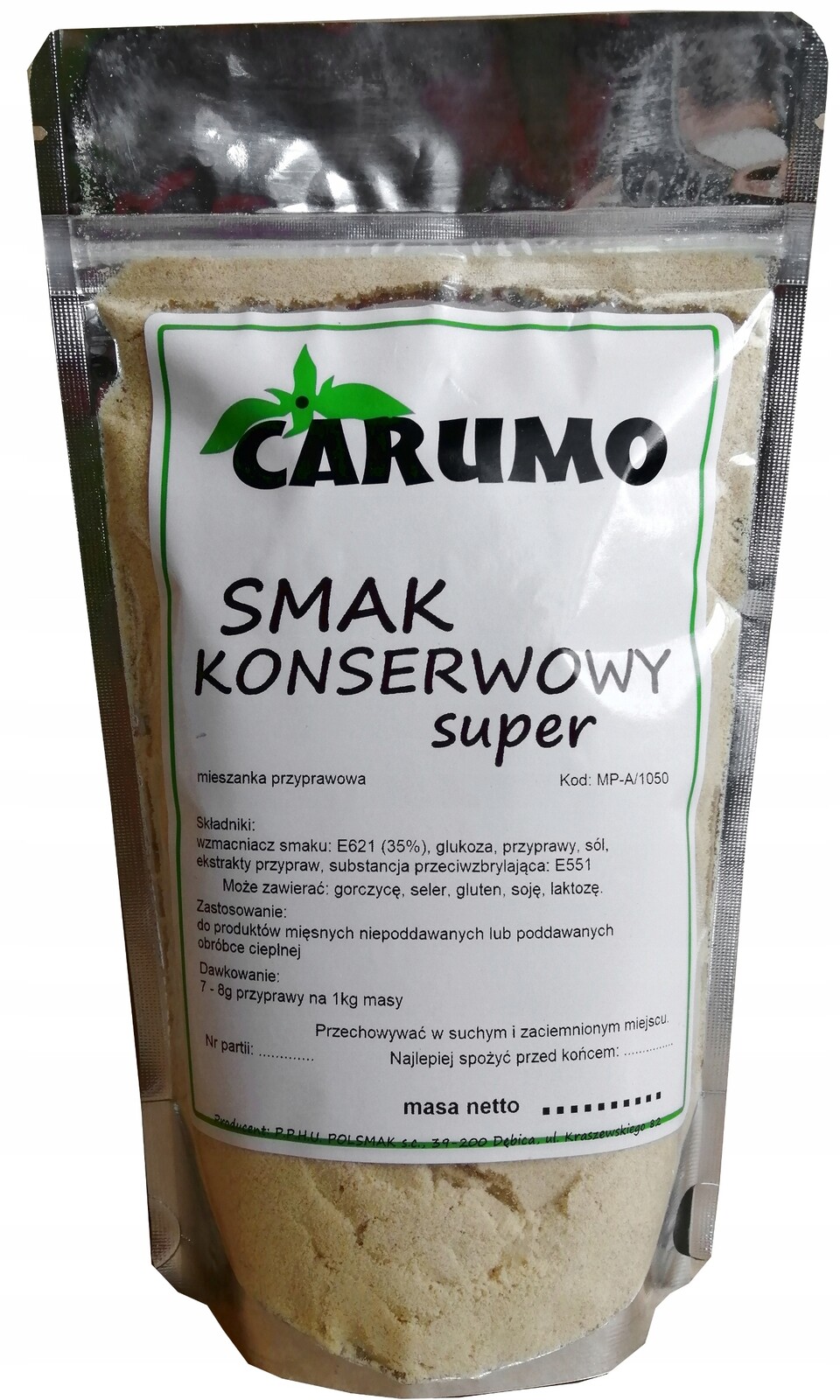 Konzervovaná příchuť 1 kg, směs na uzeniny, sendviče a pokrmy