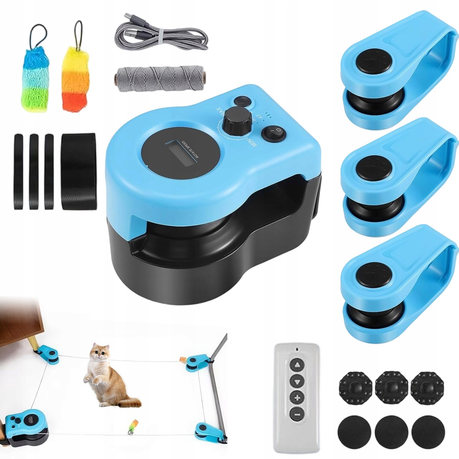 Hračky Pro Kočky Na Dálkové Ovládání Vydávající Zvuky Zdravá Interakce