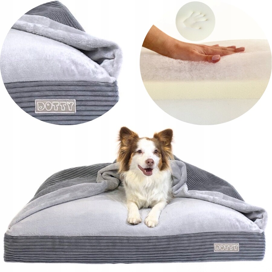 Pelíšek pro psa pelíšek s vrstvou deky pro chrta