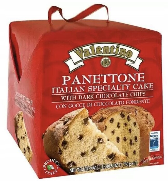Italský čokoláda dort Panettone Valentino jako Dárek