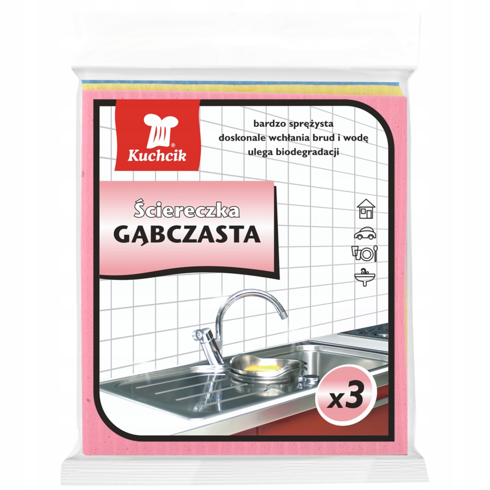 13 x Kuchcik Utěrka Mix barev 3 kusy