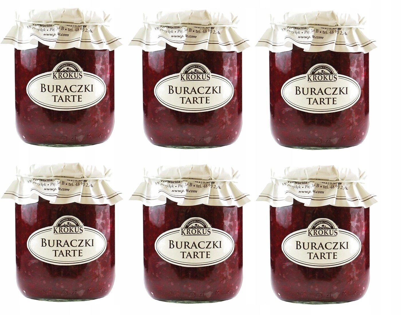 Sada 6 x Červená Řepa Tarte Krokus 500G