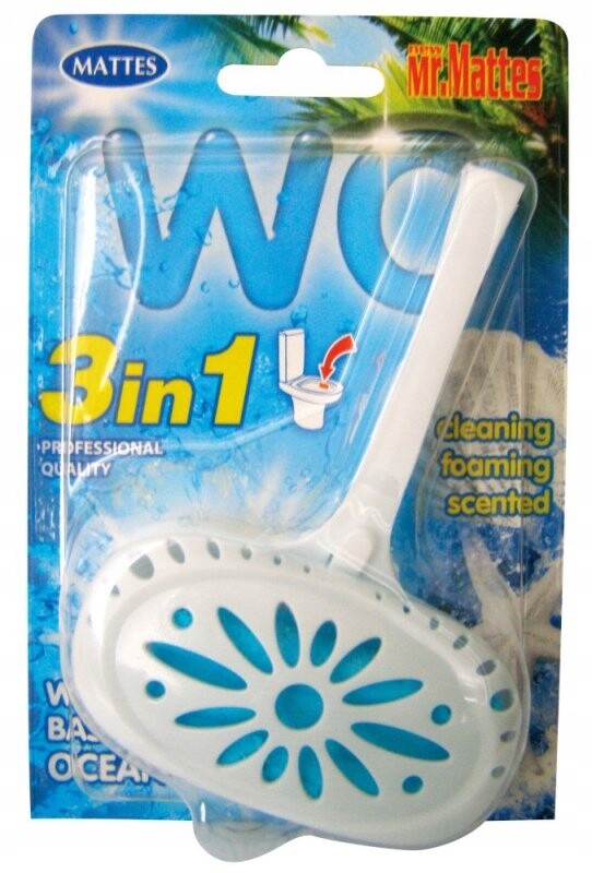 17X Košík na Wc Mattes 40G Mořská vůně Sea Efektivní čištění