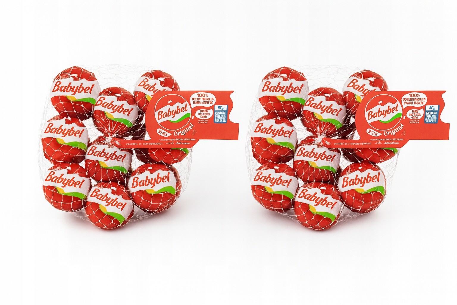 Babybel Mini sýry zrající ve vosku francouzské polotvrdé z Německa 18ks