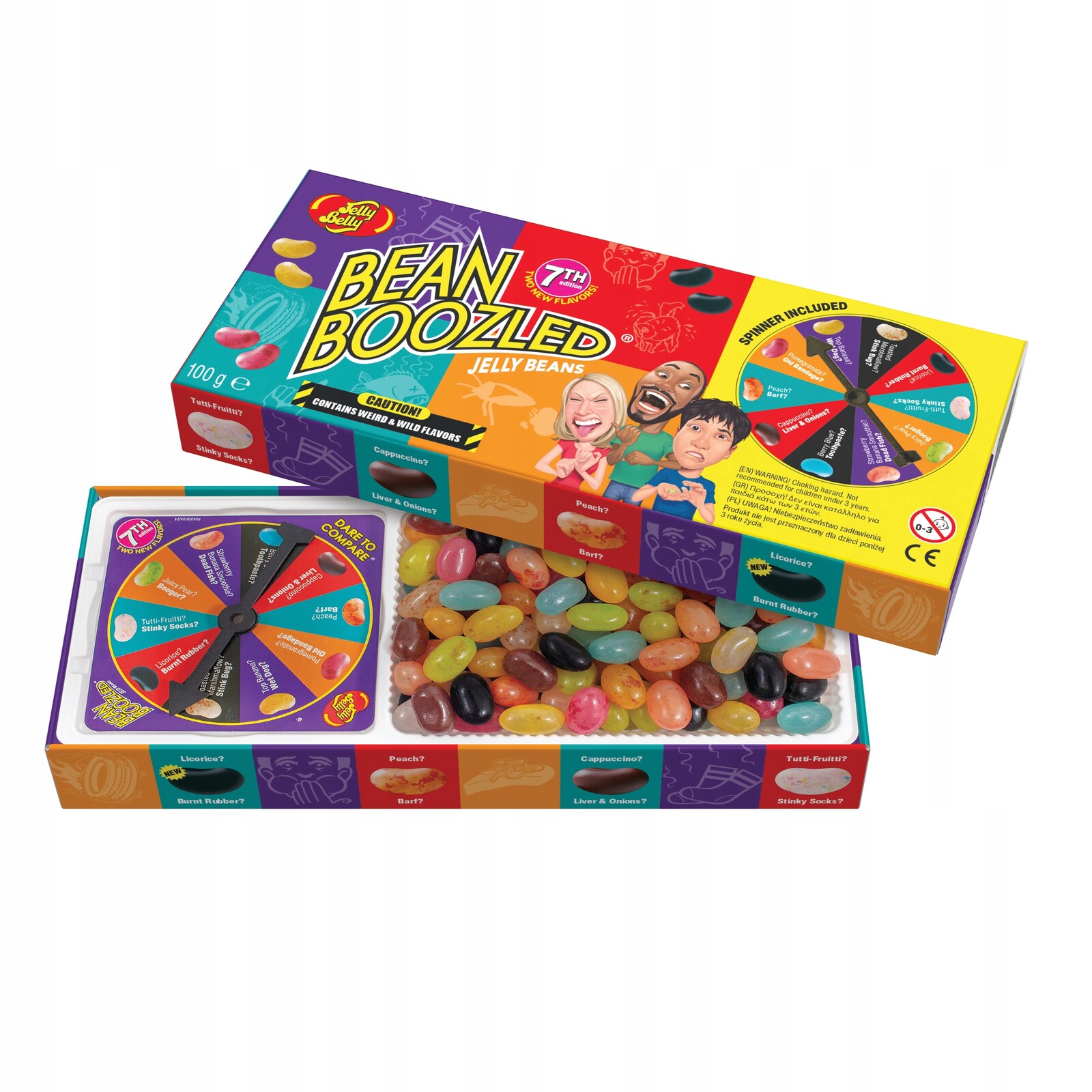 Jelly Belly Bean Boozled fazole s hrou 100g 7. vydání