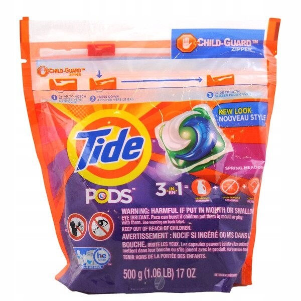 Tide Spring Meadow 3 in 1 20 ks – univerzální kapsle na praní