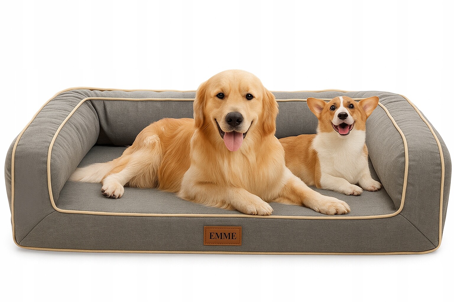 Emme pelíšek pro psa šedý 91,5 cm x 71 cm