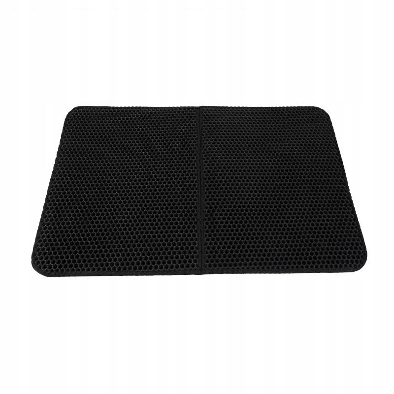 Podložka před kočičí toaletu Wc 55x75cm, Černá