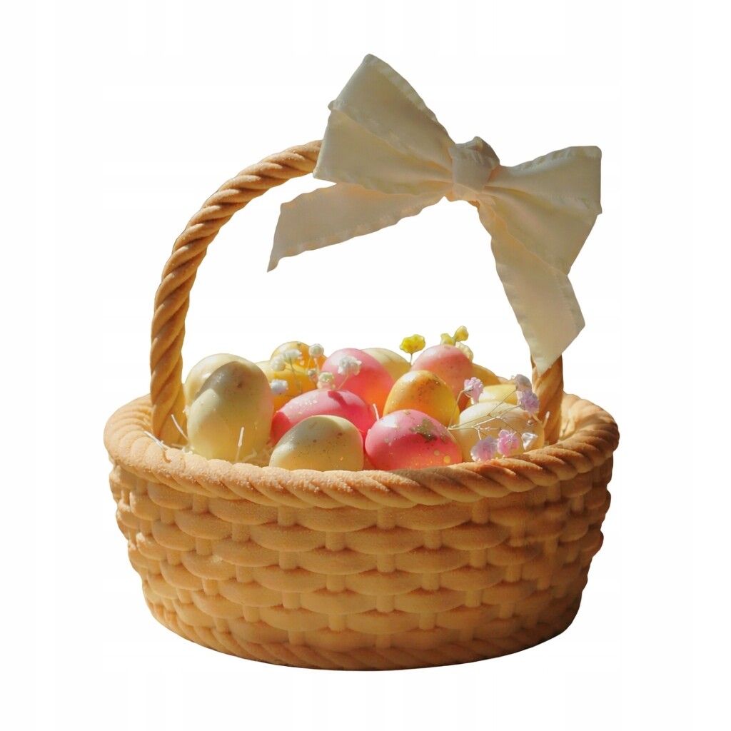 Silikonová forma ručně vyrobená Velikonoční košík „Basket“ Dinara Kasko