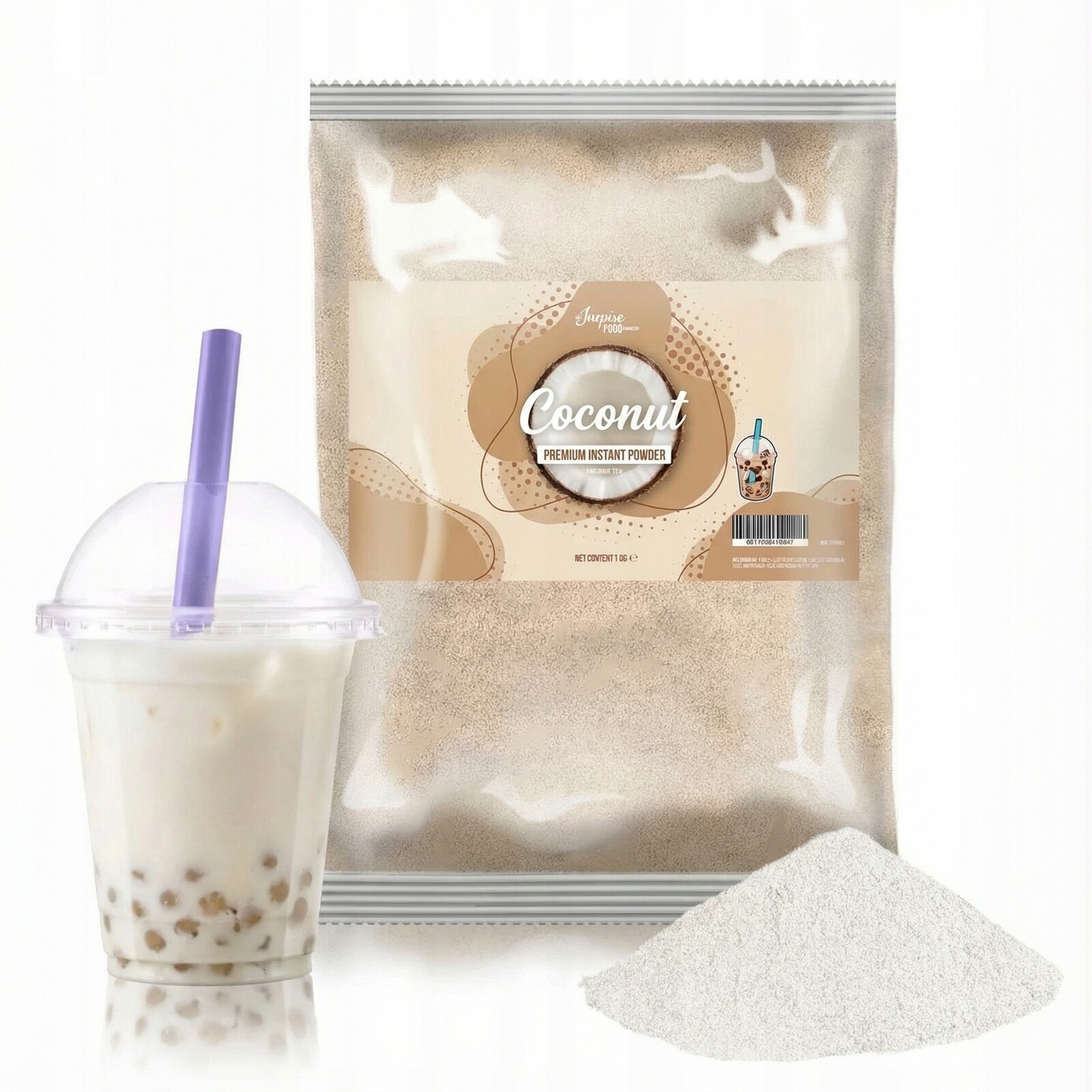 Prášek Coconut pudr na bublinkový čaj bubble tea Kokos 1000 g