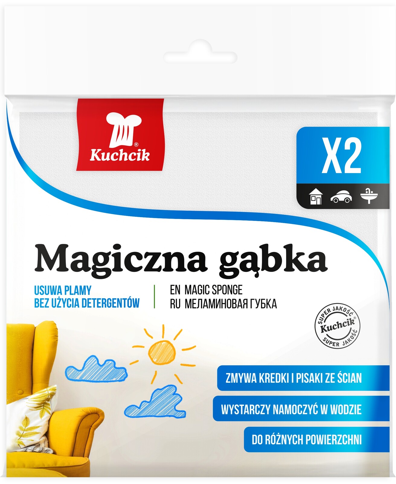 13 x Kuchcik Kouzelná Houbička 2 kusy
