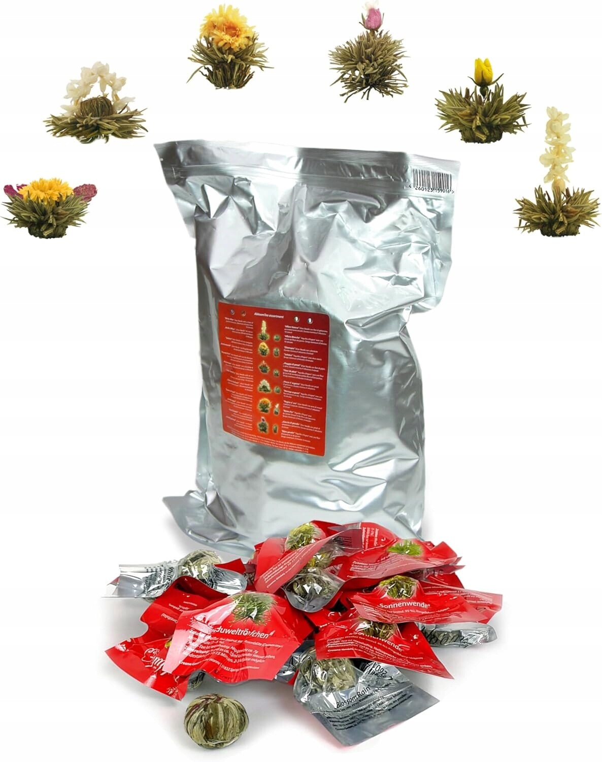 Kvetoucí Čajové Koule 36 Ks Čaj Bílý