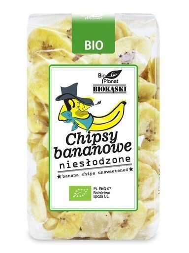 5 x Chipsy banánové neslazené Bio 150 g