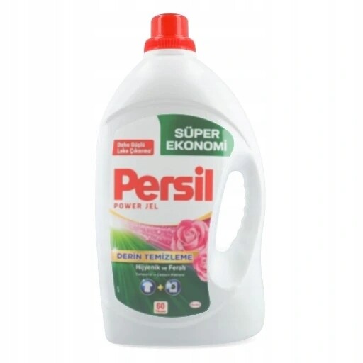 Persil tekutý prací prostředek na bílé prádlo 3,9 l, svěží růžová vůně