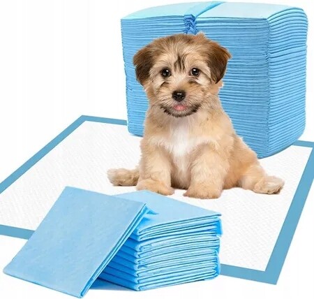 Univerzální Hygienické Podložky Pro Psa 60 x 90 cm 100 Kusů Podložky Na Jedno Použití