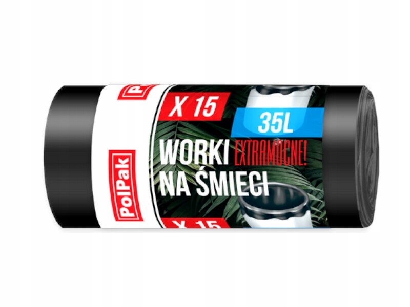 17 x sáčky na odpadky 35 L Černé sáčky na odpadky 15 Kusů Ldpe Extra Silné