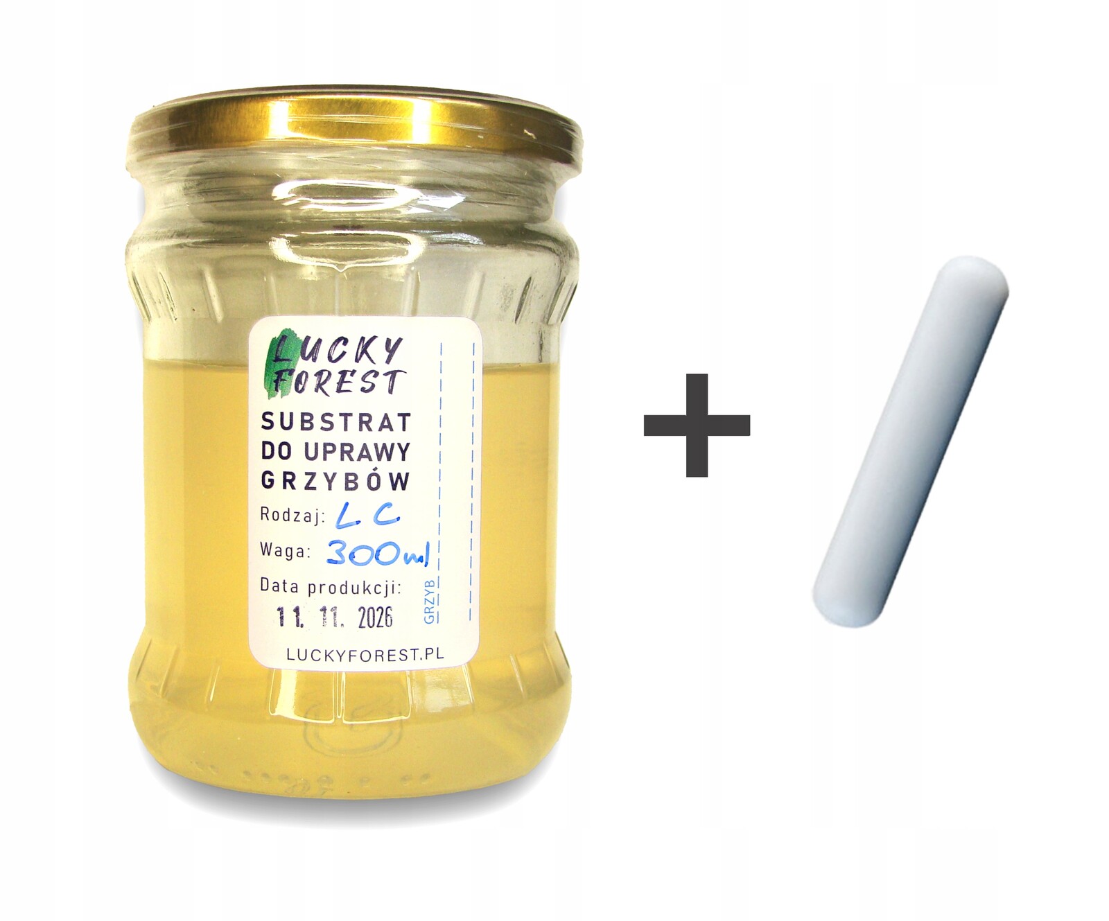 300 ml Hotové živné médium pro houbičku v tekutině LC Míchadlo Substrát Podhoubí
