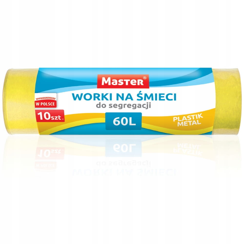 17X Master Pytle na odpadky žluté, Ldpe, 60L A’10 S224
