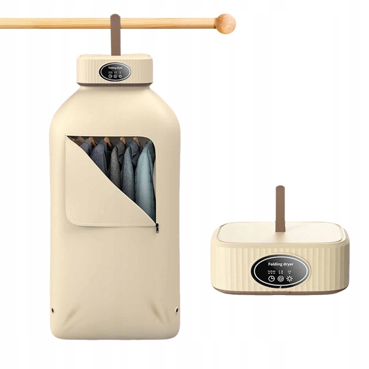 Přenosná Sušák 600 W skládací Uv tichá rychleschnoucí na oblečení