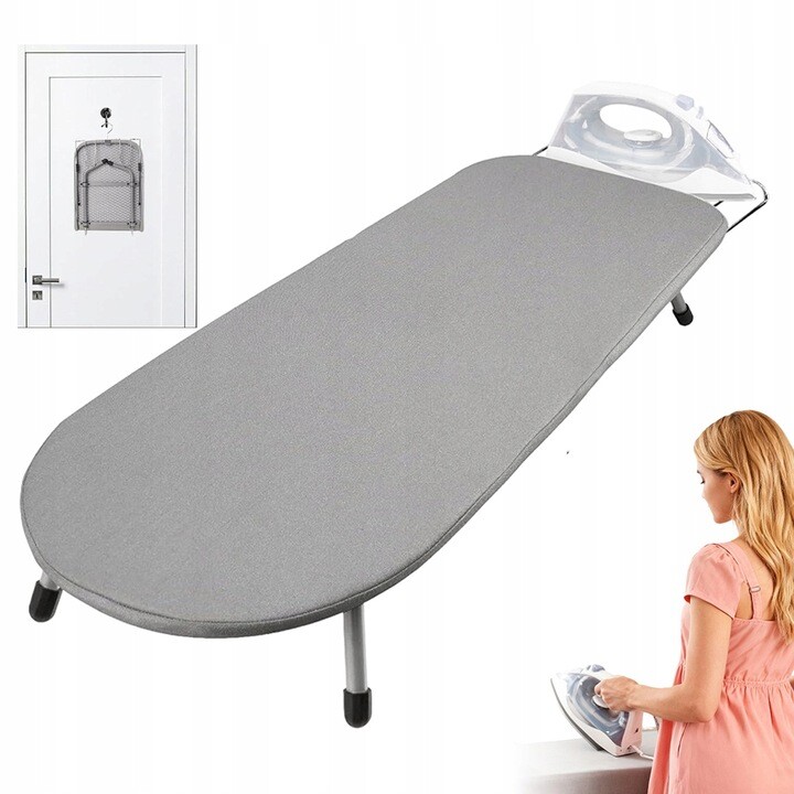 Žehlicí Prkno S Kovovou Sítí, 4 Skládací Nohy Pro Cestování