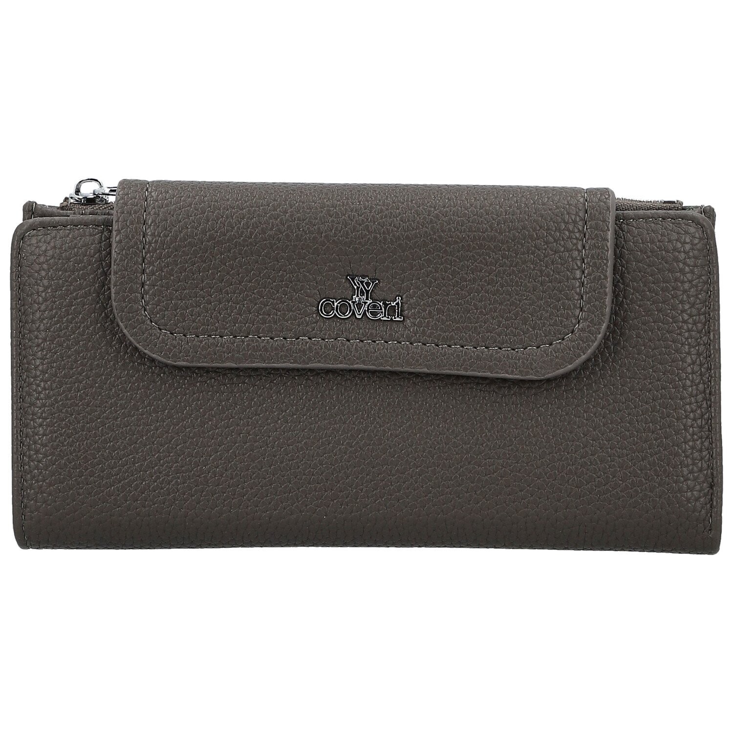 Trendy dámská koženková peněženka Coveri Elaya, tmavě šedá