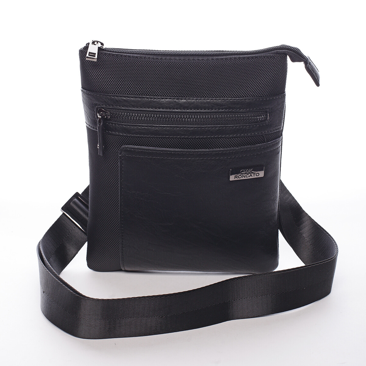 Stylová pánská crossbody Baltasar Ciak Roncato černá